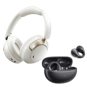 QCY audífonos H3 Pro Blanco + QCY Audífonos Inalámbricos Crossky C30 Negro