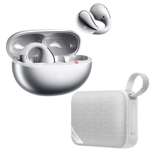 QCY Audífonos Inalámbricos Crossky C30S  + QCY Speaker SP2 Blanco