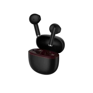 Qcy t29 ailybuds lite perfil negro con ENC, llamadas claras y diseño tipo buds 3 lite xiaomi