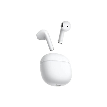 Auriculares qcy t29 ailybuds lite blancos, graves potentes y conexión estable estilo buds 3 lite
