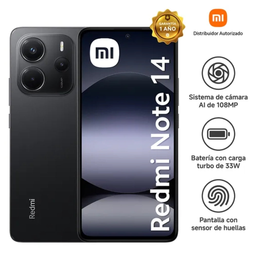 Celular Redmi Note 14 4G Us 256Gb + 8Gb 108 Mp 6.67"