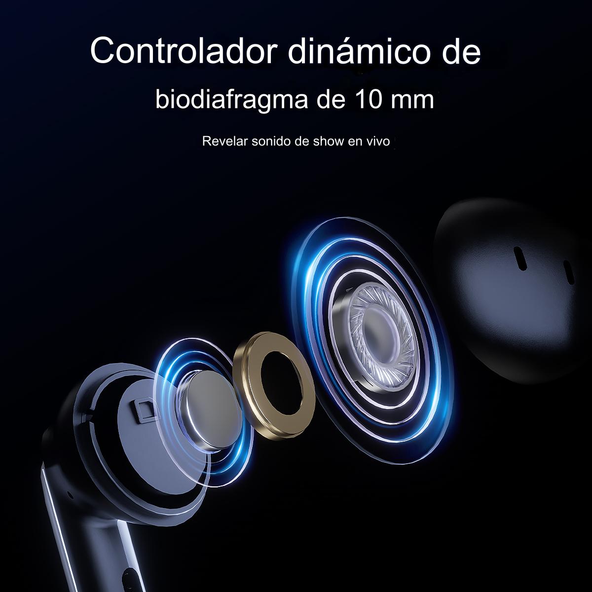 Audífonos Inalámbricos QCY T13 ANC2, con Cancelación Activa de Ruido -28dB, Bluetooth 5.3, 30 Horas de Uso, Sonido Personalizable, Modo Transparencia - Orro Home Perú