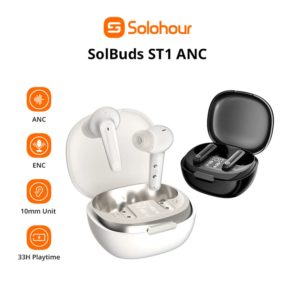 Audífonos Inalámbricos Solohour ST1 ANC - Orro Home Perú