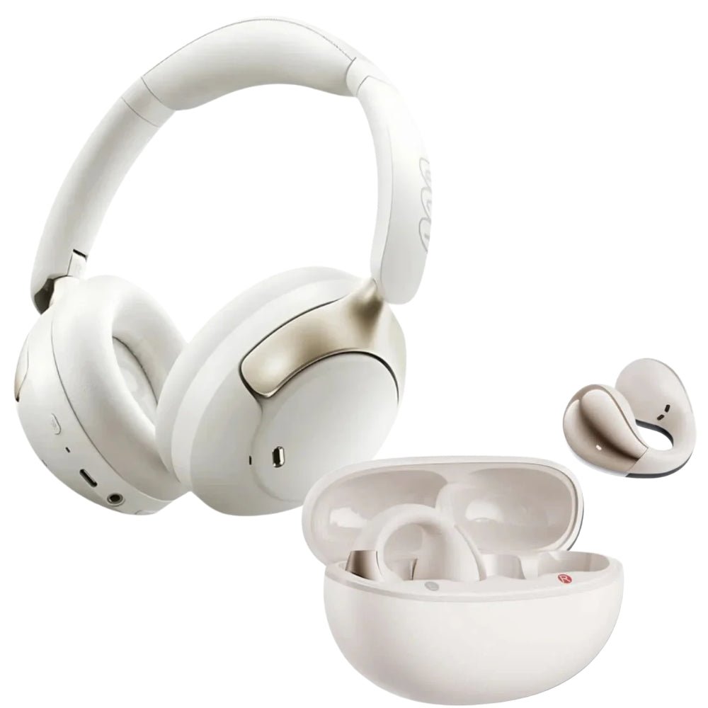 Combo QCY audífonos over-ear H3 Pro + audífonos open-ear Crossky C30 - Orro Home Perú