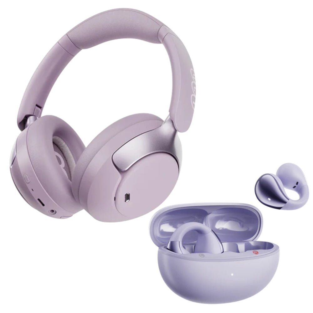Combo QCY audífonos over-ear H3 Pro + audífonos open-ear Crossky C30 - Orro Home Perú