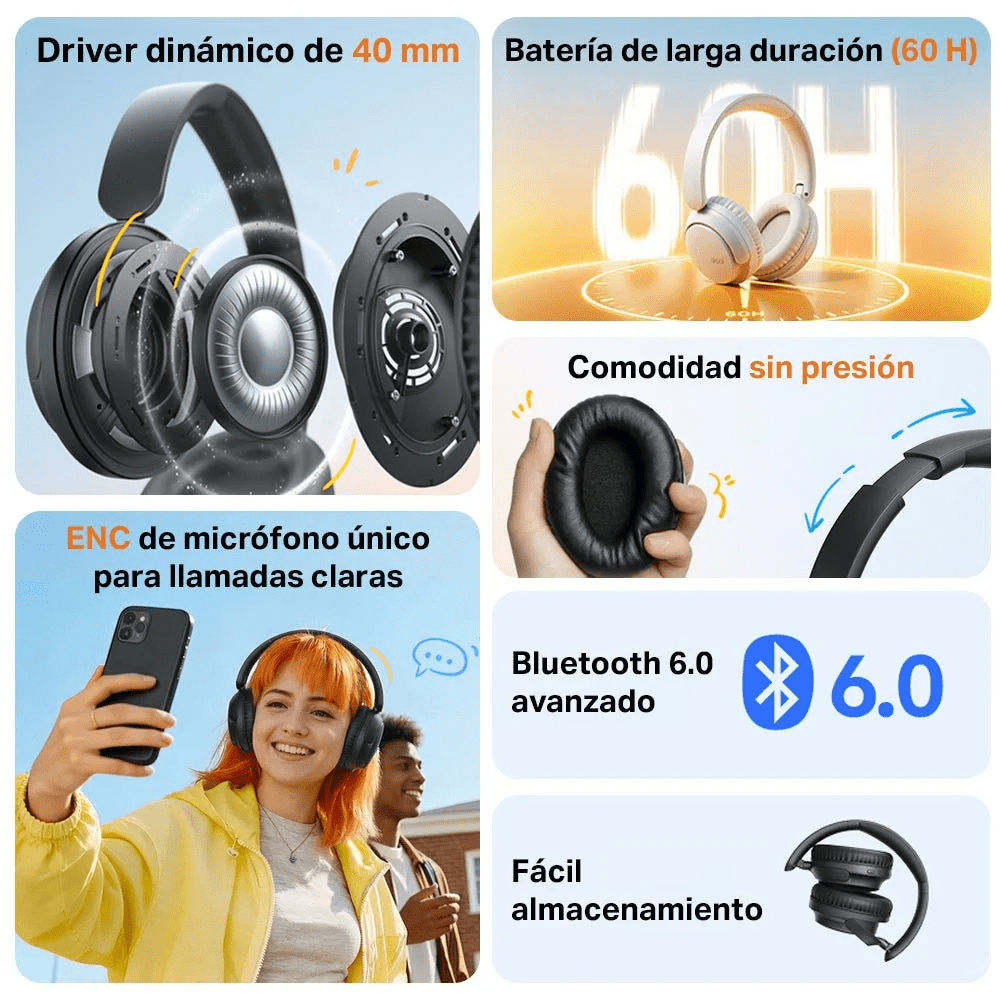 Kit Sound Go : Audífonos H2S LITE + ST9 - Orro Home Perú