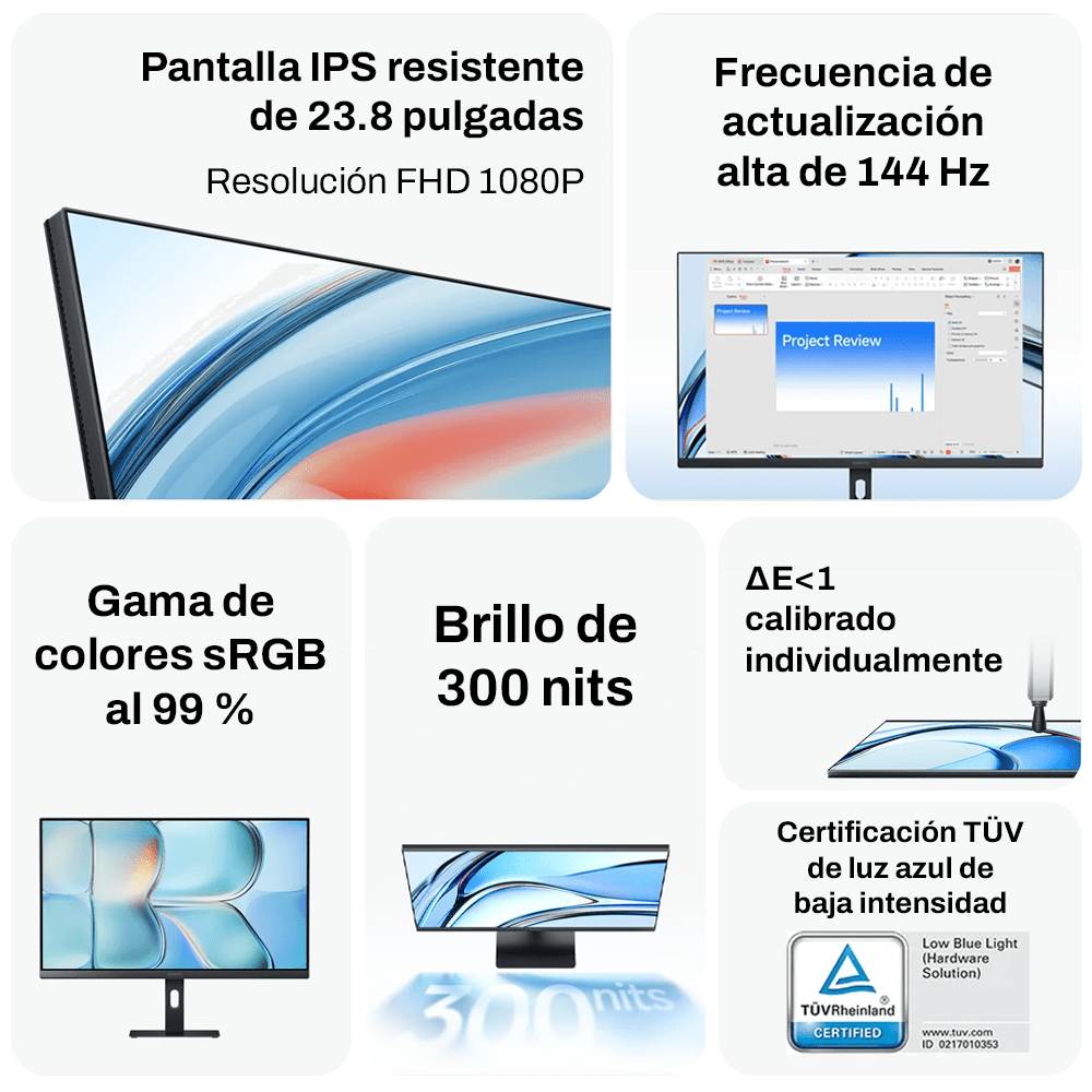 Monitor Xiaomi A24i 2026 de 23.8″ IPS Full HD/ 144Hz - Orro Home Perú