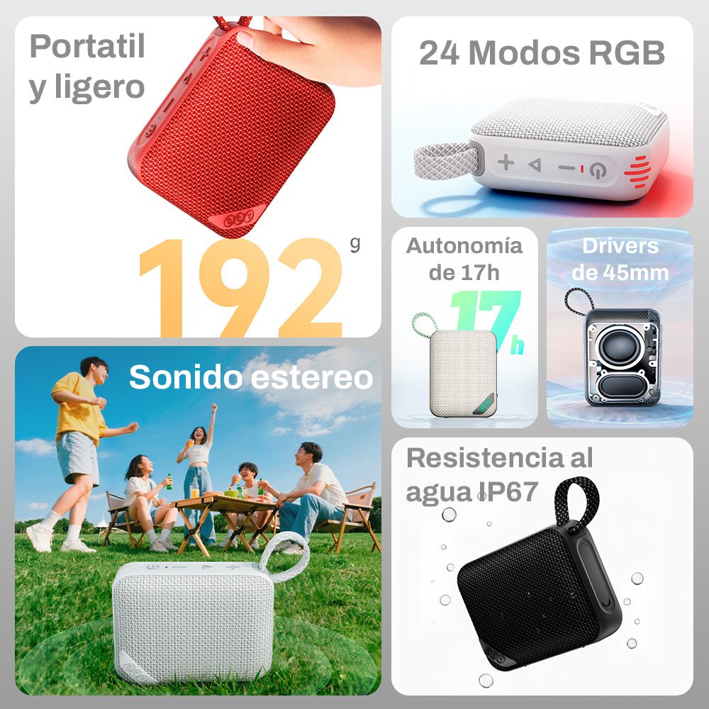 Parlante Altavoz Bluetooth QCY SP2 5W - Orro Home Perú