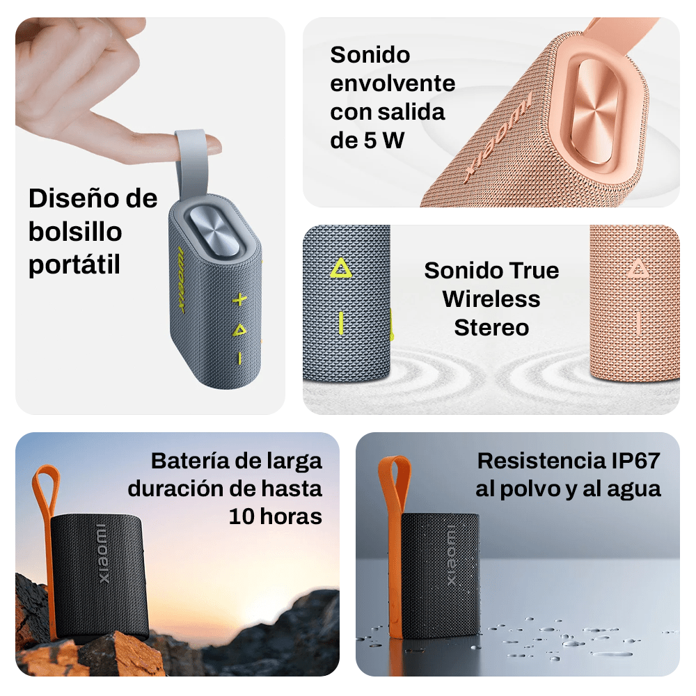 Xiaomi Altavoz Sound Pocket 5W - Orro Home Perú