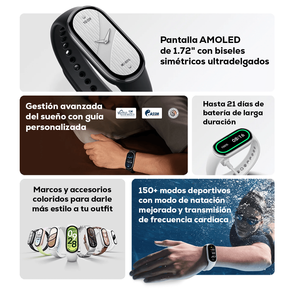 Xiaomi MI Smart Band 10 - Orro Home Perú