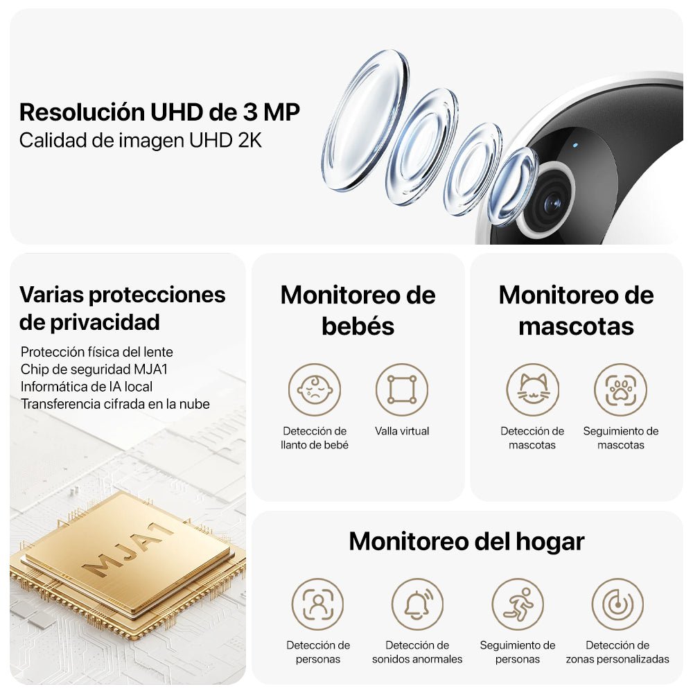 Xiaomi smart camera C302 2K UHD - Orro Home Perú